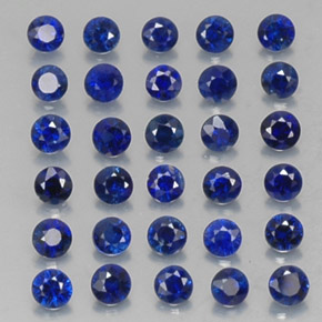 Achetez naturel ct Bleu foncé Saphir gems, Coupe roude, En provenance Madagascar / Mine Diego chez GemSelect. En stock, livraison internationale!