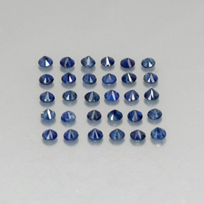 Achetez naturel ct bleue saphir gems, coupe roude, en provenance madagascar / mine diego chez gemselect. en stock, livraison internationale!