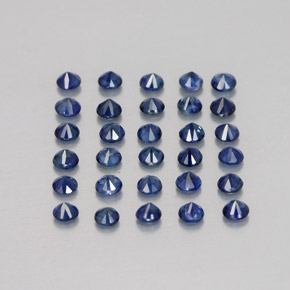 Achetez naturel ct bleue saphir gems, coupe roude, en provenance madagascar / mine diego chez gemselect. en stock, livraison internationale!
