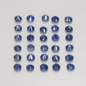 Achetez naturel ct bleue saphir gems, coupe roude, en provenance madagascar / mine diego chez gemselect. en stock, livraison internationale!