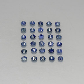 Achetez naturel ct bleue saphir gems, coupe roude, en provenance madagascar / mine diego chez gemselect. en stock, livraison internationale!