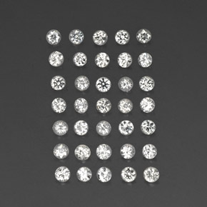 Achetez naturel ct blanc saphir gems, coupe roude, en provenance madagascar chez gemselect. en stock, livraison internationale!