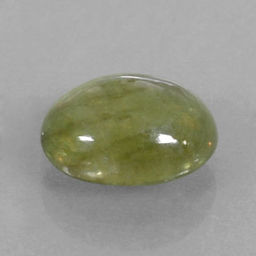 Saphir vert naturelle transparent, 2,97 ct, transparent / translucide