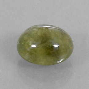Saphir vert naturelle transparent, 3,17 ct, transparent / translucide