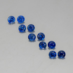 Achetez naturel ct bleue saphir gems, coupe roude, en provenance madagascar / mine diego chez gemselect. en stock, livraison internationale!