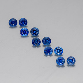 Achetez naturel ct bleue saphir gems, coupe roude, en provenance madagascar / mine diego chez gemselect. en stock, livraison internationale!