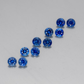 Achetez naturel ct bleue saphir gems, coupe roude, en provenance madagascar / mine diego chez gemselect. en stock, livraison internationale!