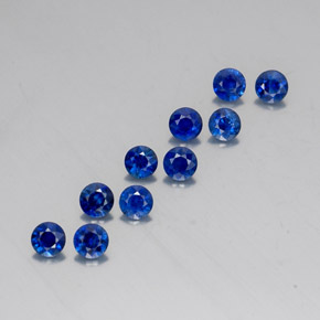 Achetez naturel ct bleue saphir gems, coupe roude, en provenance madagascar / mine diego chez gemselect. en stock, livraison internationale!