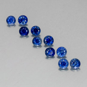Achetez naturel ct bleue saphir gems, coupe roude, en provenance madagascar / mine diego chez gemselect. en stock, livraison internationale!