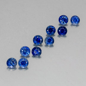 Achetez naturel ct bleue saphir gems, coupe roude, en provenance madagascar / mine diego chez gemselect. en stock, livraison internationale!