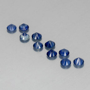 Achetez naturel ct bleue saphir gems, coupe roude, en provenance madagascar / mine diego chez gemselect. en stock, livraison internationale!