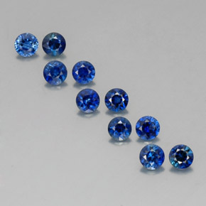 Achetez naturel ct bleue saphir gems, coupe roude, en provenance madagascar / mine diego chez gemselect. en stock, livraison internationale!