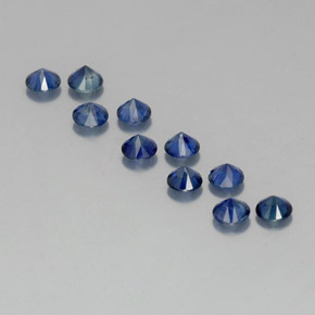 Achetez naturel ct bleue saphir gems, coupe roude, en provenance madagascar / mine diego chez gemselect. en stock, livraison internationale!