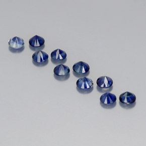 Achetez naturel ct bleue saphir gems, coupe roude, en provenance madagascar / mine diego chez gemselect. en stock, livraison internationale!