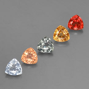 Achetez naturel ct multicolore saphir gems, trillion, en provenance tanzanie chez gemselect. en stock, livraison internationale!