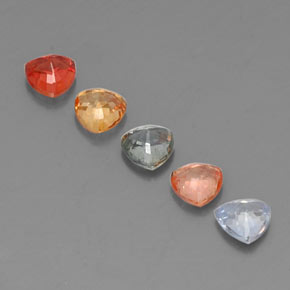 Achetez naturel ct multicolore saphir gems, trillion, en provenance tanzanie chez gemselect. en stock, livraison internationale!