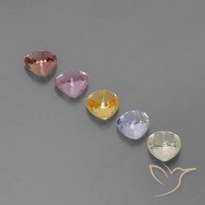 Achetez naturel 1,85ct multicolore saphir gems, trillion, en provenance tanzanie chez gemselect. en stock, livraison internationale!