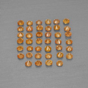 Achetez naturel ct orange saphir gems, coupe roude, en provenance tanzanie (songea) chez gemselect. en stock, livraison internationale!