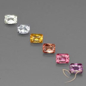 Shop natural 1.83ct Multicolore Saphir gems, Octogone / coupe Émeraude, from Tanzanie at GemSelect. In stock, global shipping!