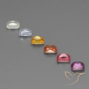 Shop natural 1.83ct Multicolore Saphir gems, Octogone / coupe Émeraude, from Tanzanie at GemSelect. In stock, global shipping!