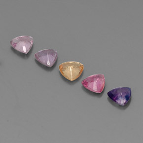 Achetez naturel ct multicolore saphir gems, trillion, en provenance tanzanie chez gemselect. en stock, livraison internationale!