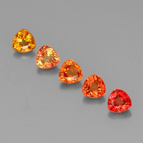 Achetez naturel 1,93ct multicolore saphir gems, trillion, en provenance tanzanie chez gemselect. en stock, livraison internationale!