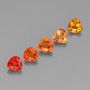 Achetez naturel 1,93ct multicolore saphir gems, trillion, en provenance tanzanie chez gemselect. en stock, livraison internationale!