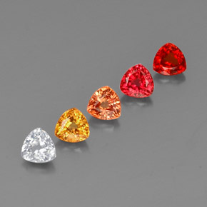 Achetez naturel ct multicolore saphir gems, trillion, en provenance tanzanie chez gemselect. en stock, livraison internationale!