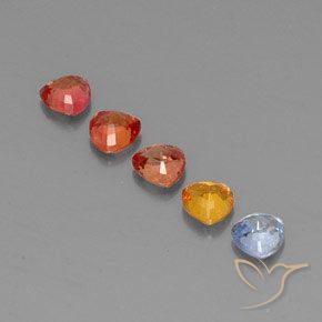 Achetez naturel 1,78ct multicolore saphir gems, trillion, en provenance tanzanie chez gemselect. en stock, livraison internationale!