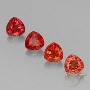 Achetez naturel 1,62ct orange saphir gems, trillion, en provenance tanzanie chez gemselect. en stock, livraison internationale!