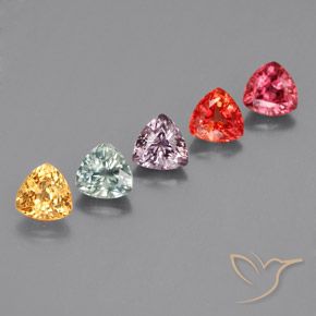 Achetez naturel 1.84ct Multicolore Saphir gems, Trillion, En provenance Tanzanie chez GemSelect. En stock, livraison internationale!