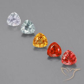 Achetez naturel 1,78ct multicolore saphir gems, trillion, en provenance tanzanie chez gemselect. en stock, livraison internationale!