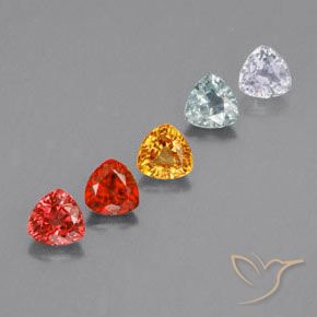 Achetez naturel 1,78ct multicolore saphir gems, trillion, en provenance tanzanie chez gemselect. en stock, livraison internationale!