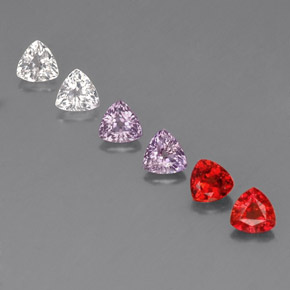Achetez naturel 2,01ct multicolore saphir gems, trillion, en provenance tanzanie chez gemselect. en stock, livraison internationale!