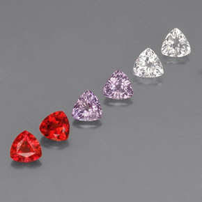 Achetez naturel 2,01ct multicolore saphir gems, trillion, en provenance tanzanie chez gemselect. en stock, livraison internationale!