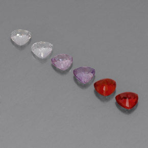 Achetez naturel 2,01ct multicolore saphir gems, trillion, en provenance tanzanie chez gemselect. en stock, livraison internationale!
