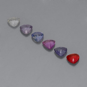 Achetez naturel 1,80ct multicolore saphir gems, trillion, en provenance tanzanie chez gemselect. en stock, livraison internationale!