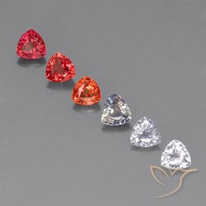 Achetez naturel 1,97ct multicolore saphir gems, trillion, en provenance tanzanie chez gemselect. en stock, livraison internationale!