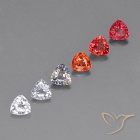 Achetez naturel 1,97ct multicolore saphir gems, trillion, en provenance tanzanie chez gemselect. en stock, livraison internationale!