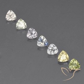 Achetez naturel 2,39ct multicolore saphir gems, trillion, en provenance tanzanie chez gemselect. en stock, livraison internationale!