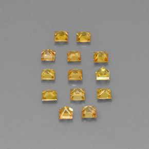 Achetez naturel ct jaune saphir gems, carré, en provenance tanzanie (songea) chez gemselect. en stock, livraison internationale!