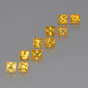 Achetez naturel ct jaune saphir gems, carré, en provenance tanzanie (songea) chez gemselect. en stock, livraison internationale!