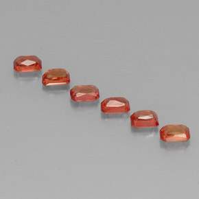 Achetez naturel 1,71ct orange saphir gems, taille émeraude, en provenance tanzanie chez gemselect. en stock, livraison internationale!