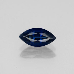 Saphir bleue naturelle marquise, 1,04 ct, VS-SI