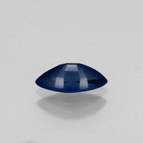 Saphir bleue naturelle marquise, 1,04 ct, VS-SI