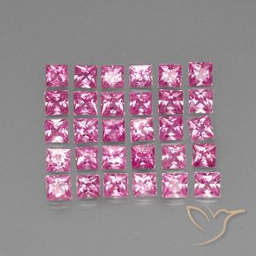 Shop natural 5.01ct Rose foncé Saphir gems, Carré, from Madagascar at GemSelect. In stock, global shipping!