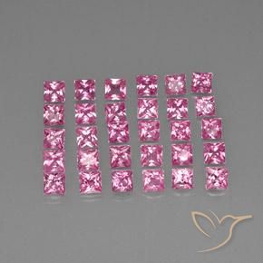 Shop natural 5.70ct Rose moyen Saphir gems, Carré, from Madagascar at GemSelect. In stock, global shipping!