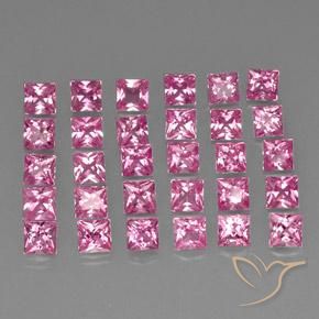 Shop natural 5.70ct Rose moyen Saphir gems, Carré, from Madagascar at GemSelect. In stock, global shipping!