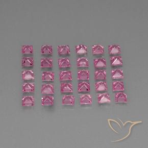 Shop natural 5.70ct Rose moyen Saphir gems, Carré, from Madagascar at GemSelect. In stock, global shipping!