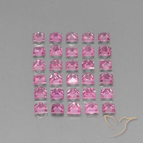 Shop natural 5.34ct Rose moyen Saphir gems, Carré, from Madagascar at GemSelect. In stock, global shipping!